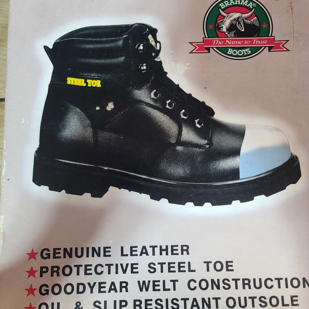 Brahma Women's steel toe work boots 6.5